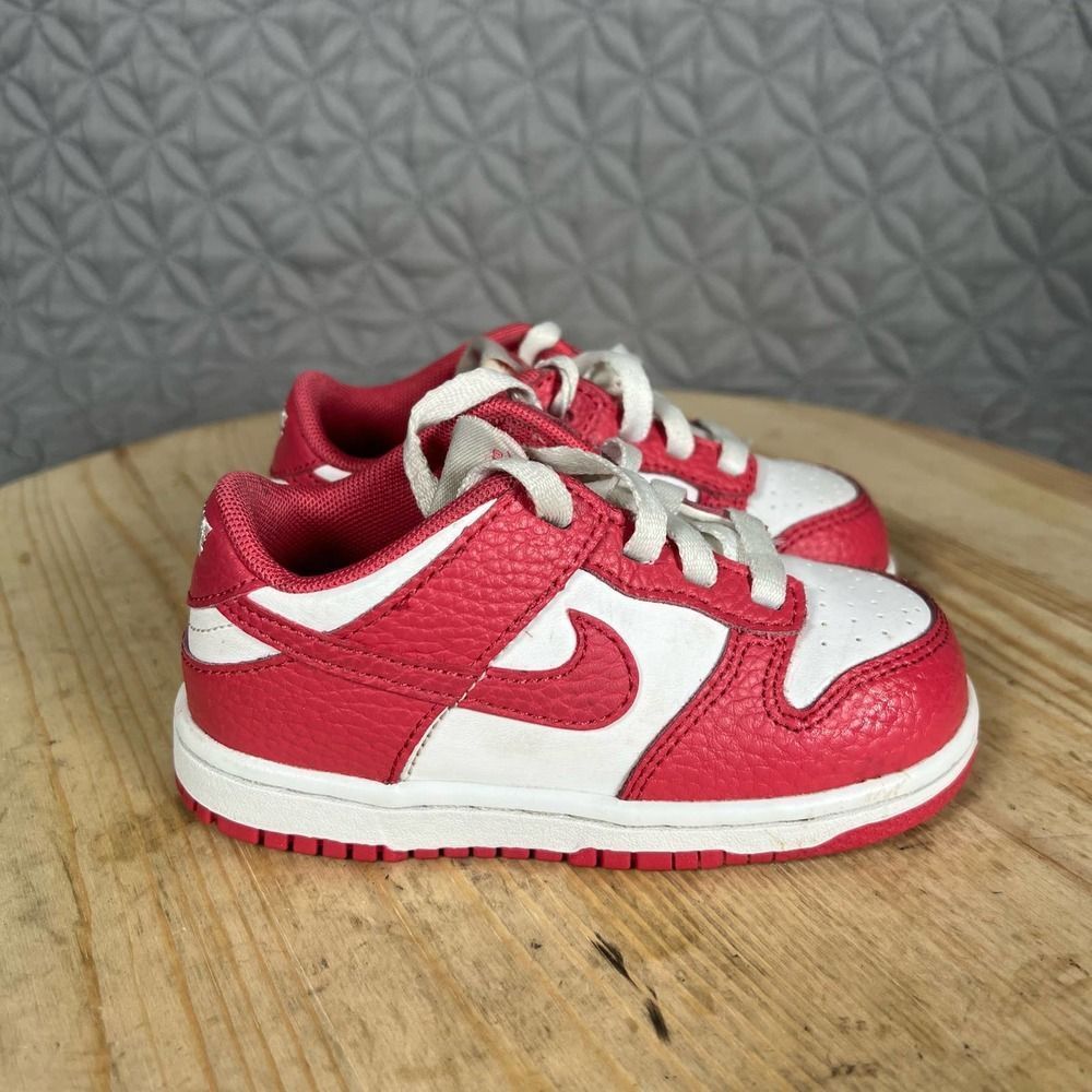 Nike Dunk Low Gypsy Rose Pink Running Shoes Sneakers DC9562-111 Toddler Size 8C - Picture 1 of 7